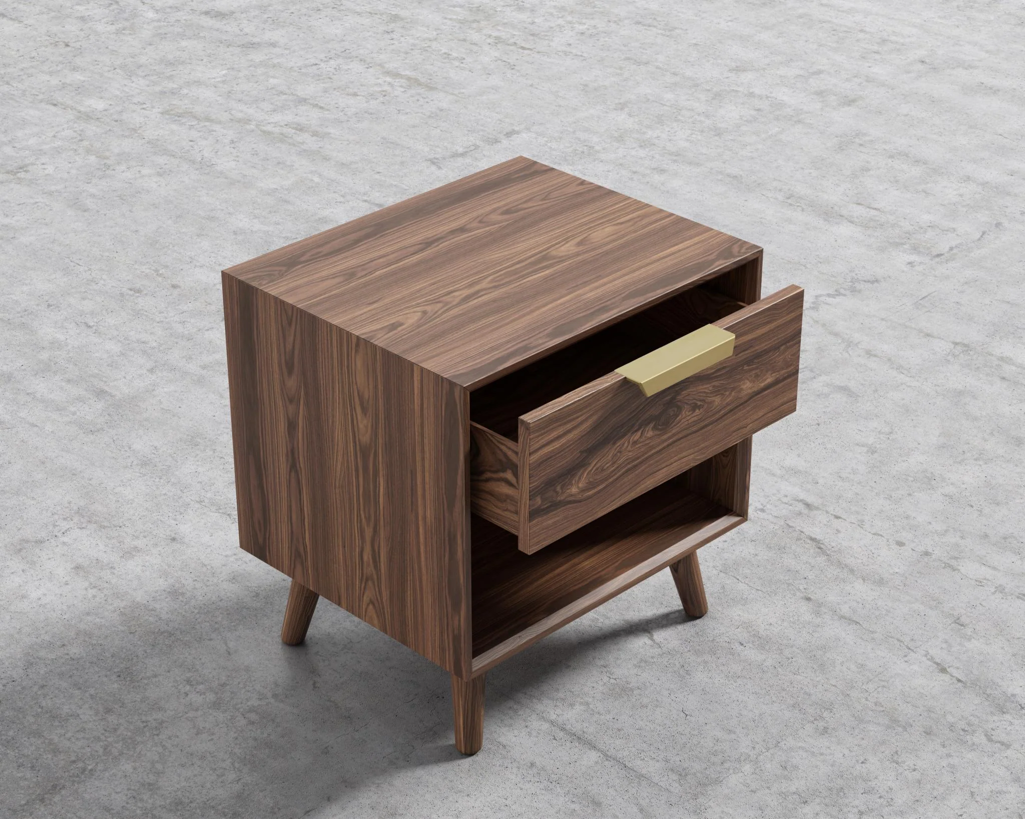 Asher Single Drawer Nightstand - Image 6