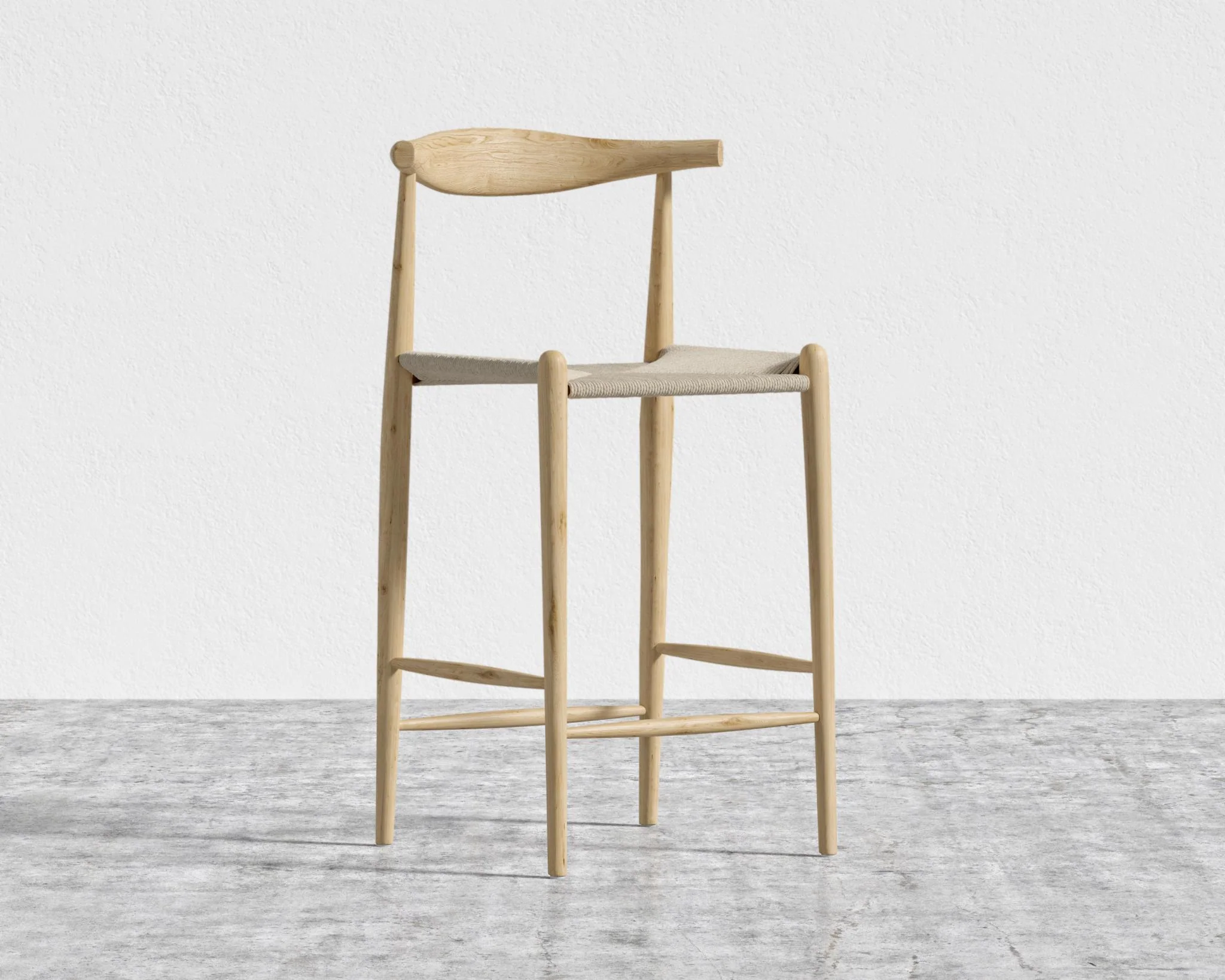 Elbow Counter Stool - Woven - Image 4