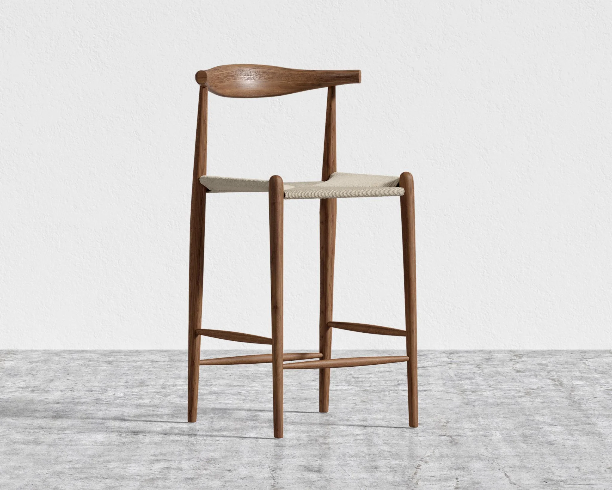 Elbow Counter Stool - Woven - Image 8