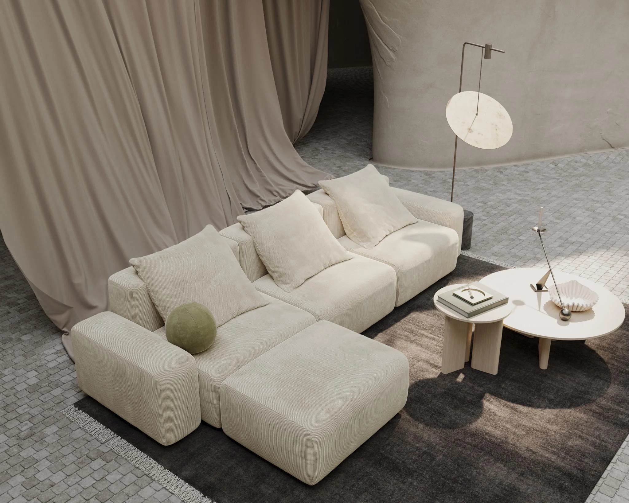 Kaye Sectional Sofa L - Image 6
