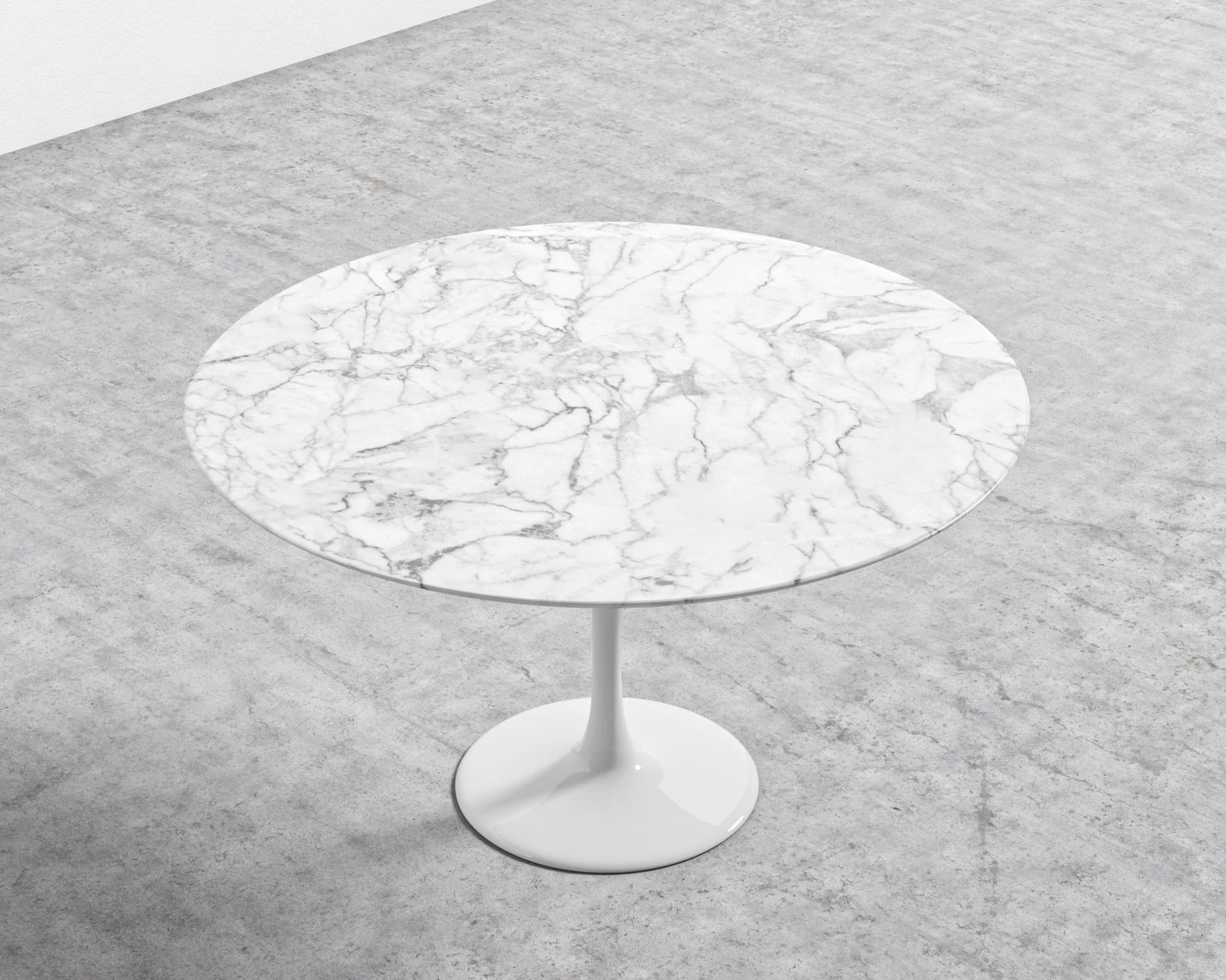 Tulip Table Round - Carrara - Image 13
